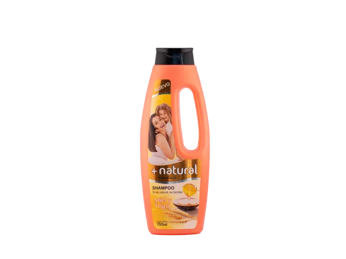 Shampoo + natural Miel y Trigo 750ml